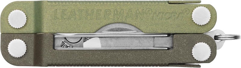 LEATHERMAN ميكرا، أداة متعددة الاستخدامات مع أدوات العناية، سكين جيب صغير لحمل يومي (EDC)، هوايات وأنشطة خارجية، مصنوعة في الولايات المتحدة، سبروس - Image 3